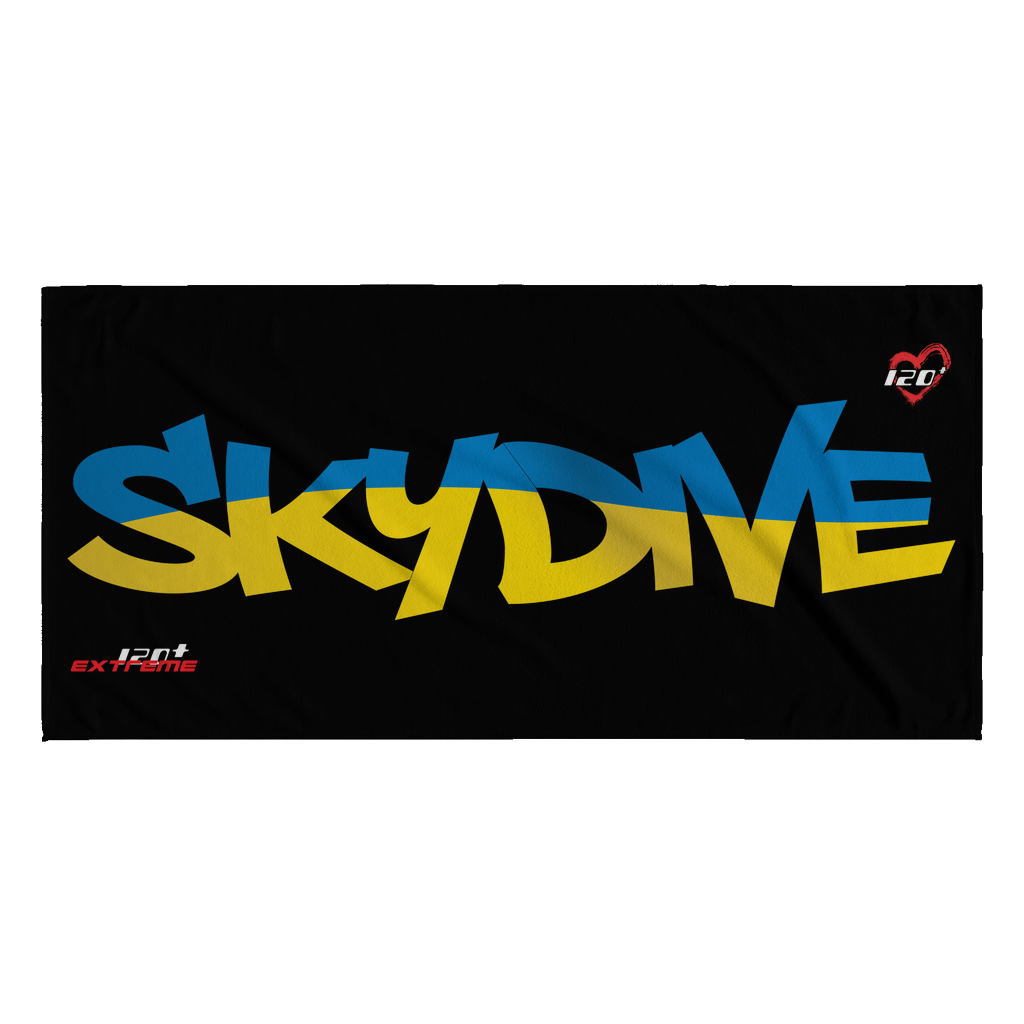 Skydiving T-shirts World Team - Skydive Ukraine - Beach Towels in 10 Colors, Beach Towel, teelaunch, Skydiving Apparel, Skydiving Apparel, Skydiving Gear, Olympics, T-Shirts, Skydive Chicago, Skydive City, Skydive Perris, Drop Zone Apparel, USPA, united states parachute association, Freefly, BASE, World Record,