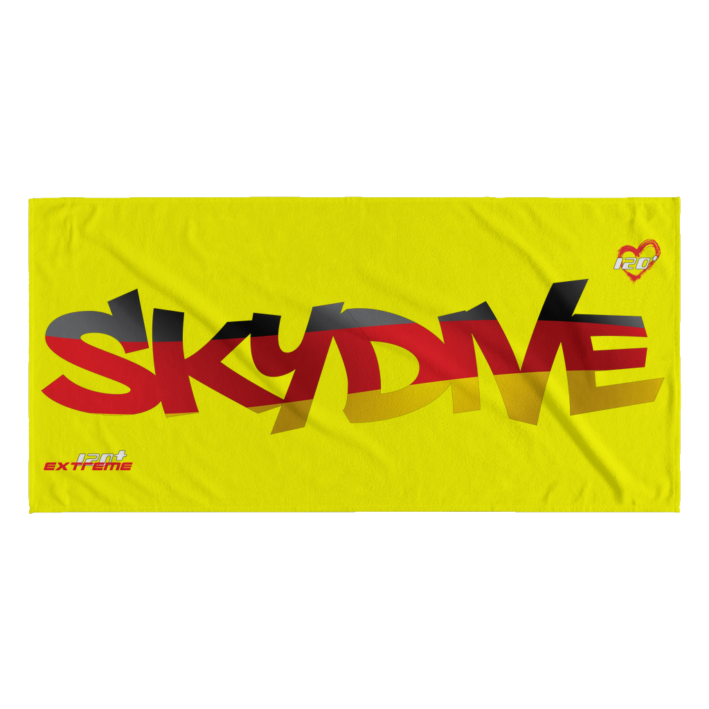 Skydiving T-shirts World Team - Skydive Germany - Beach Towels in 10 Colors, Beach Towel, teelaunch, Skydiving Apparel, Skydiving Apparel, Skydiving Gear, Olympics, T-Shirts, Skydive Chicago, Skydive City, Skydive Perris, Drop Zone Apparel, USPA, united states parachute association, Freefly, BASE, World Record,