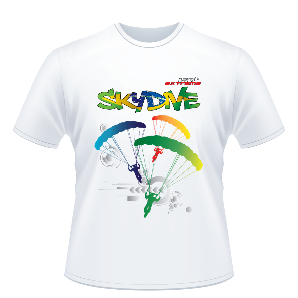 Skydiving T-shirts - Skydive Around - BRAZIL - Unisex Tee -, Shirts, Skydiving Apparel, Skydiving Apparel, Skydiving Apparel, Skydiving Gear, Olympics, T-Shirts, Skydive Chicago, Skydive City, Skydive Perris, Drop Zone Apparel, USPA, united states parachute association, Freefly, BASE, World Record,