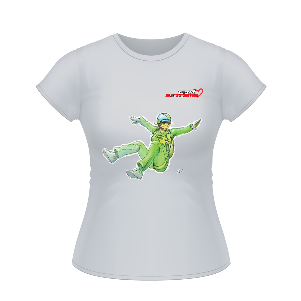 Skydiving T-shirts I Love Skydive - Sit-Fly - Short Sleeve Women's T-shirt, Shirts, Skydiving Apparel, Skydiving Apparel, Skydiving Apparel, Skydiving Gear, Olympics, T-Shirts, Skydive Chicago, Skydive City, Skydive Perris, Drop Zone Apparel, USPA, united states parachute association, Freefly, BASE, World Record,