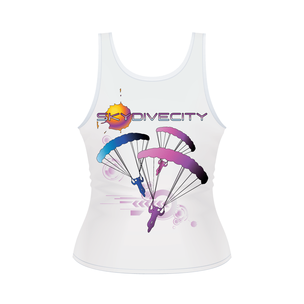 Skydiving T-shirts Ladies' Tank - Skydive City - Flamingo, Tanks, Skydiving Apparel, Skydiving Apparel, Skydiving Apparel, Skydiving Gear, Olympics, T-Shirts, Skydive Chicago, Skydive City, Skydive Perris, Drop Zone Apparel, USPA, united states parachute association, Freefly, BASE, World Record,