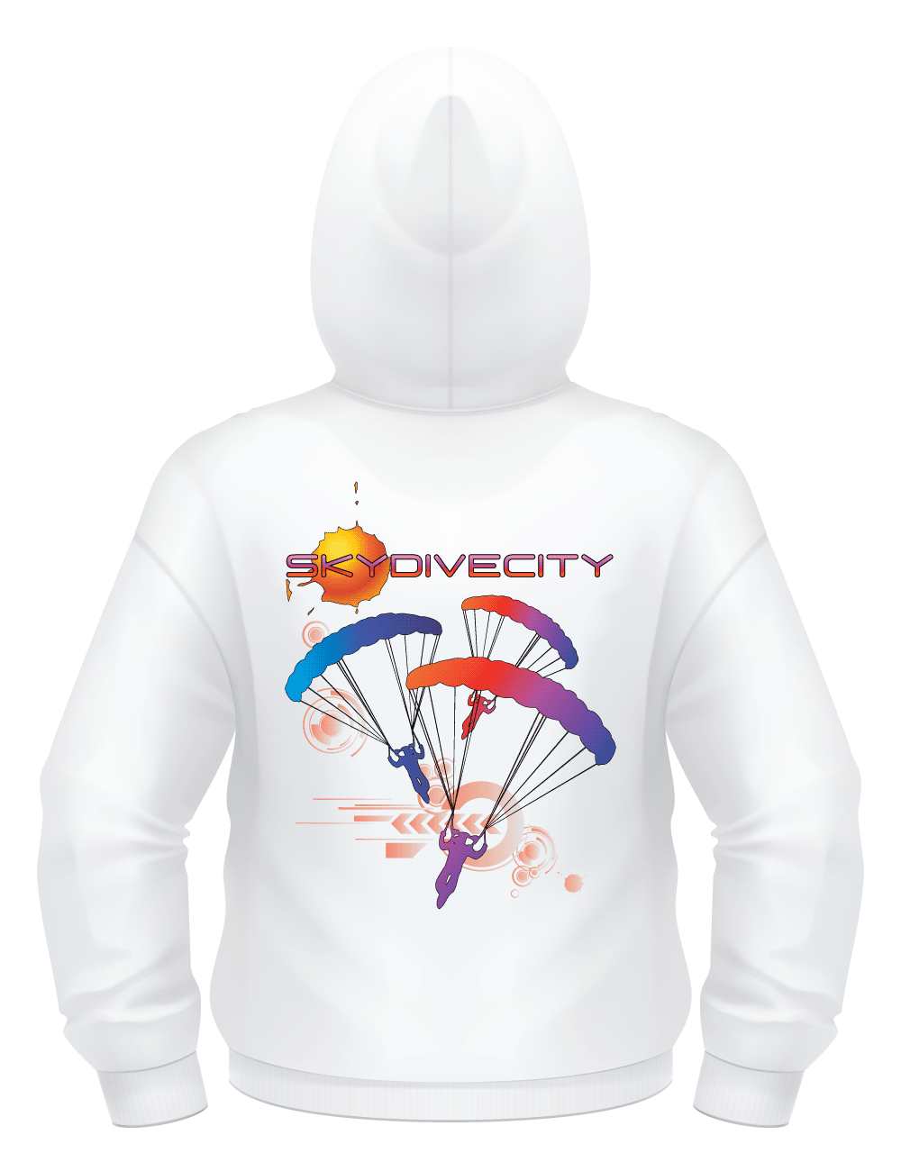 Skydiving T-shirts Skydiving Hoodie - Skydive City - Sunset - Unisex Hooded Sweatshirt, Hoodies, Skydiving Apparel, Skydiving Apparel, Skydiving Apparel, Skydiving Gear, Olympics, T-Shirts, Skydive Chicago, Skydive City, Skydive Perris, Drop Zone Apparel, USPA, united states parachute association, Freefly, BASE, World Record,