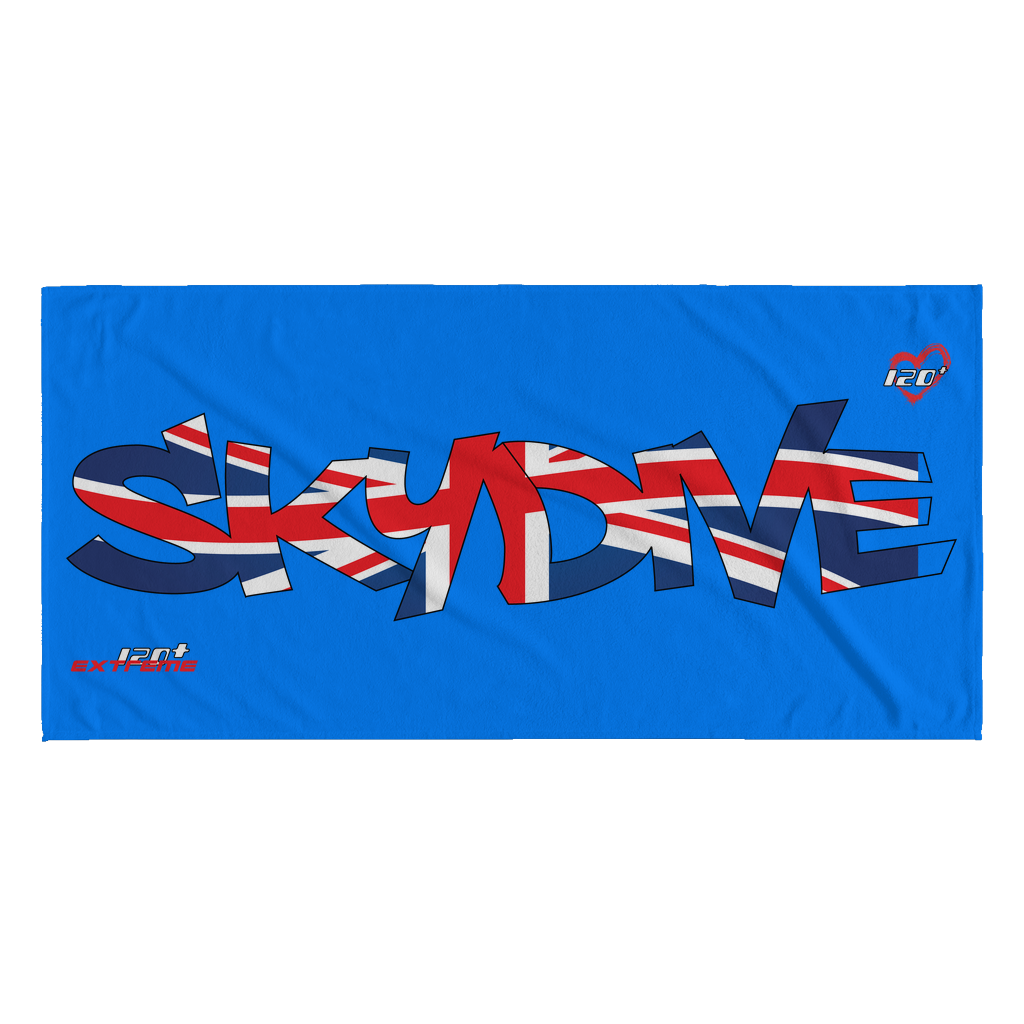 Skydiving T-shirts World Team - Skydive United Kingdom - Beach Towels in 10 Colors, Beach Towel, teelaunch, Skydiving Apparel, Skydiving Apparel, Skydiving Gear, Olympics, T-Shirts, Skydive Chicago, Skydive City, Skydive Perris, Drop Zone Apparel, USPA, united states parachute association, Freefly, BASE, World Record,