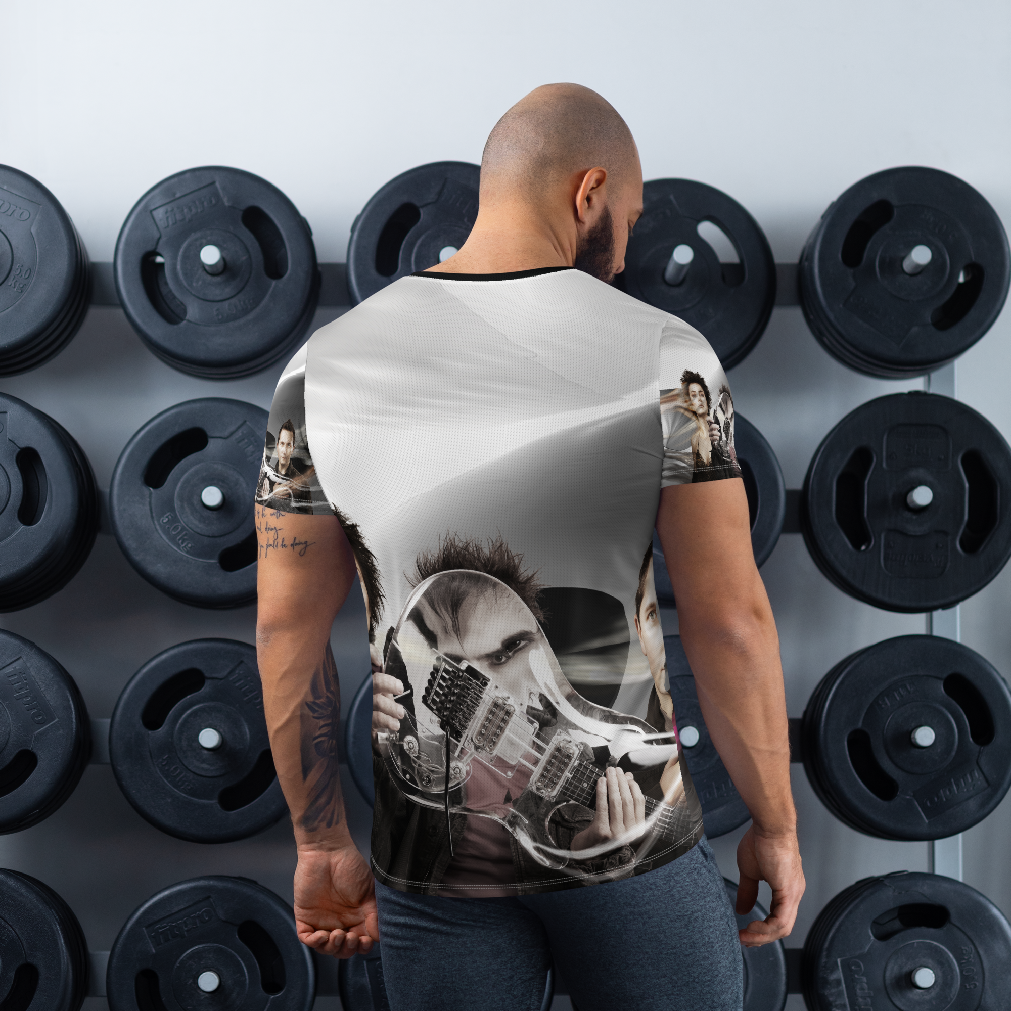 Discrete Encounter - All-Over Print Men's Athletic T-shirt
