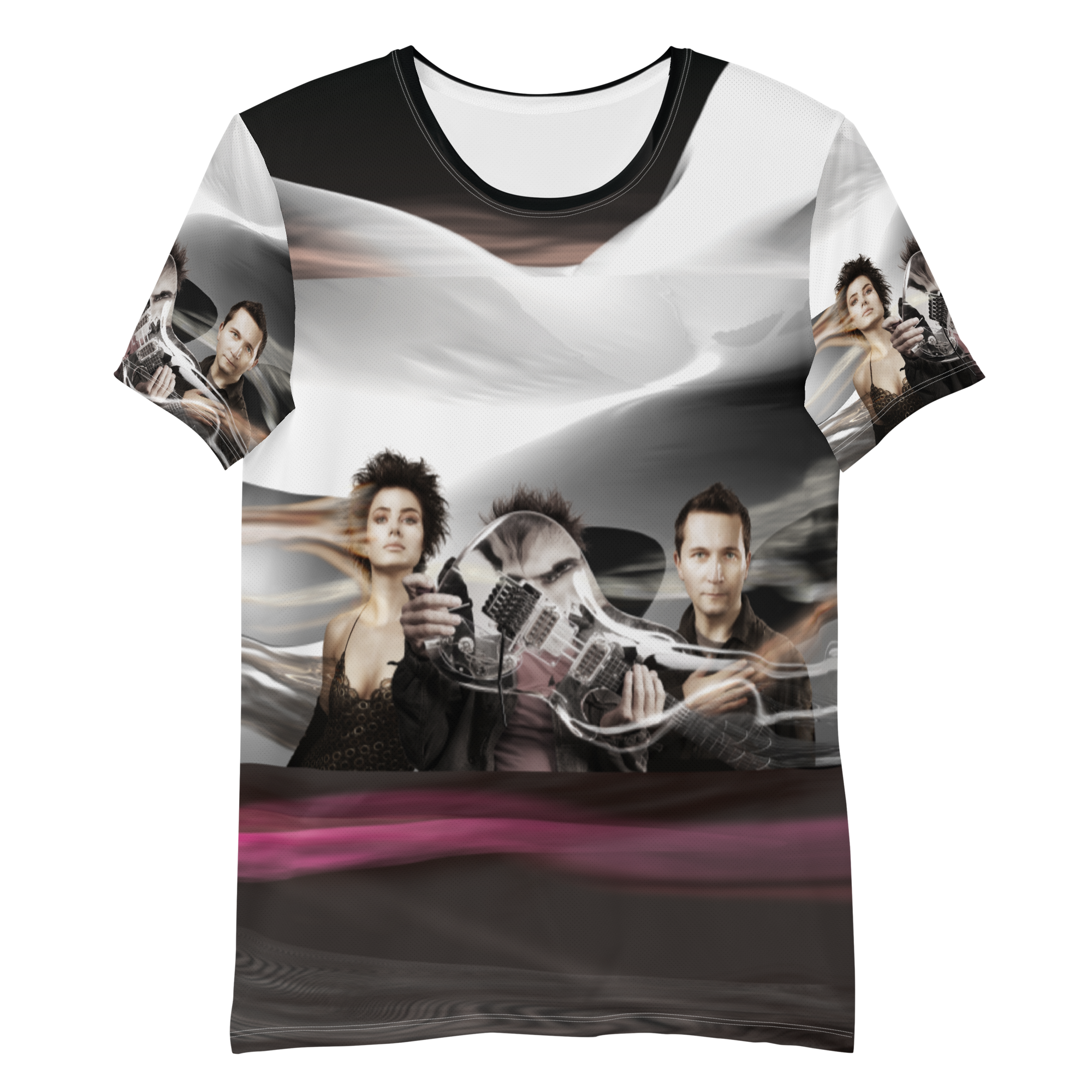 Discrete Encounter - All-Over Print Men's Athletic T-shirt