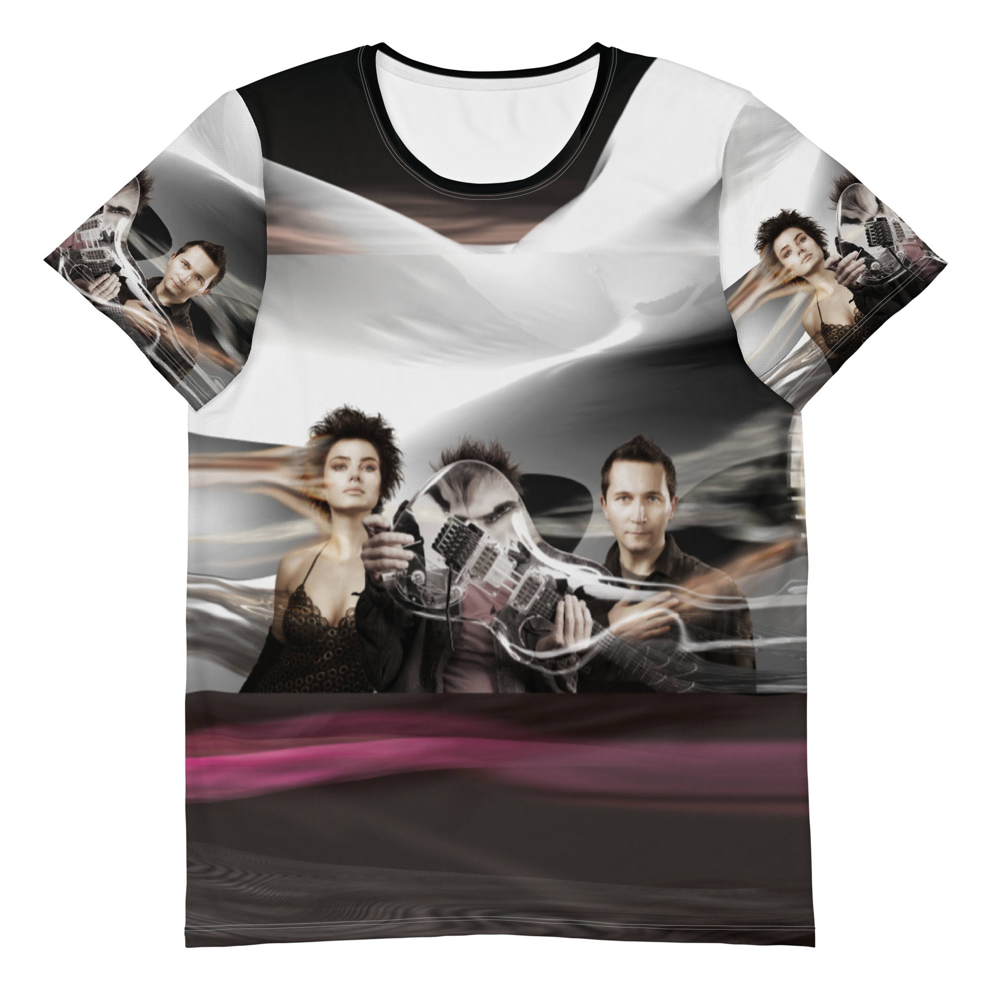Discrete Encounter - All-Over Print Men's Athletic T-shirt