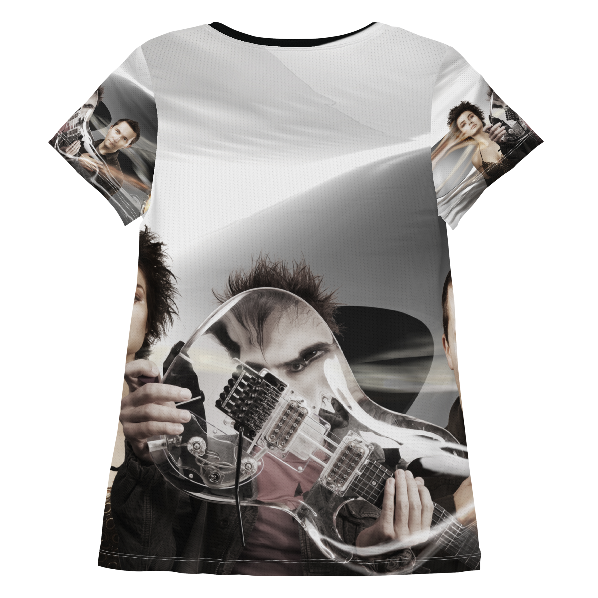 Discrete Encounter - All-Over Print Women's Athletic T-shirt