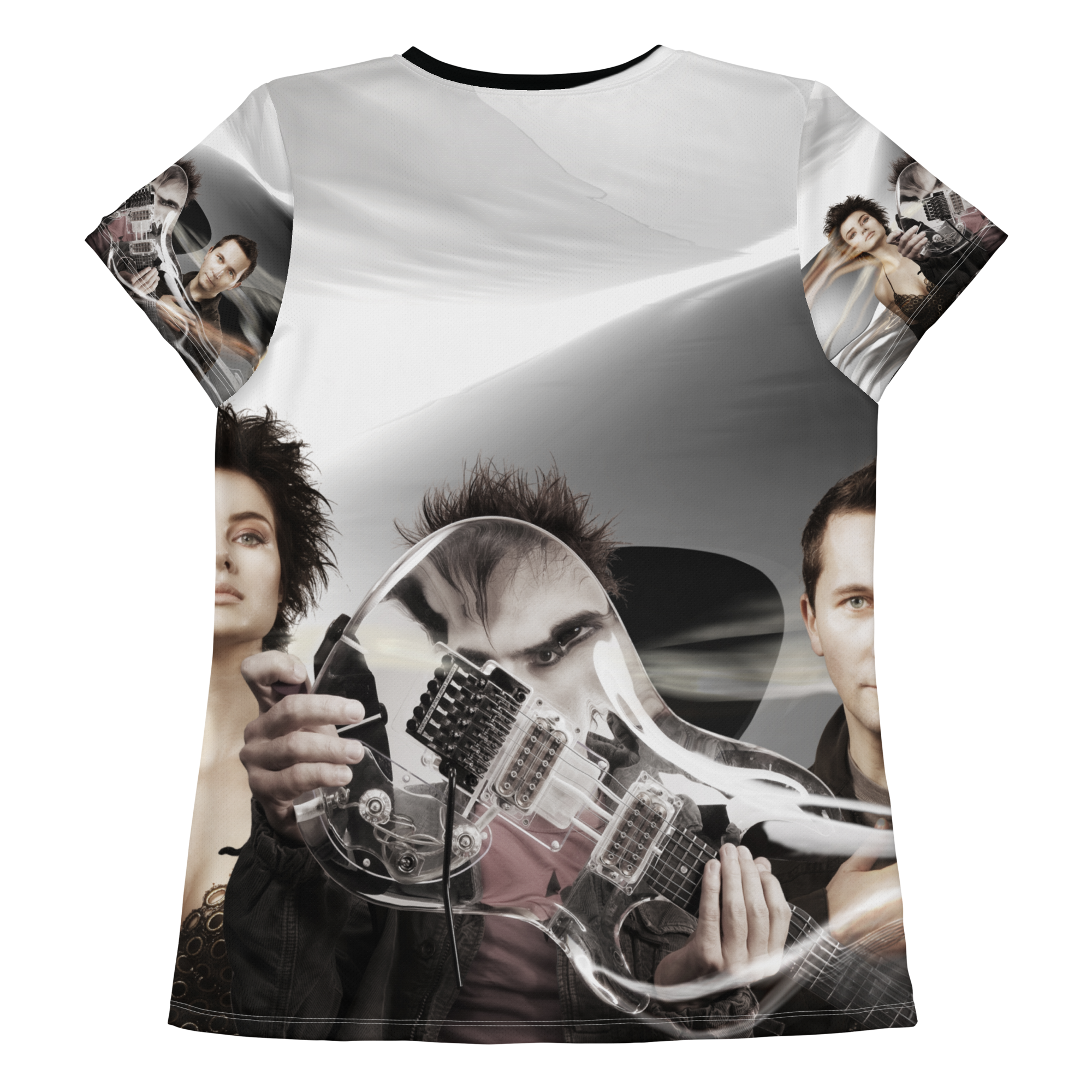 Discrete Encounter - All-Over Print Women's Athletic T-shirt