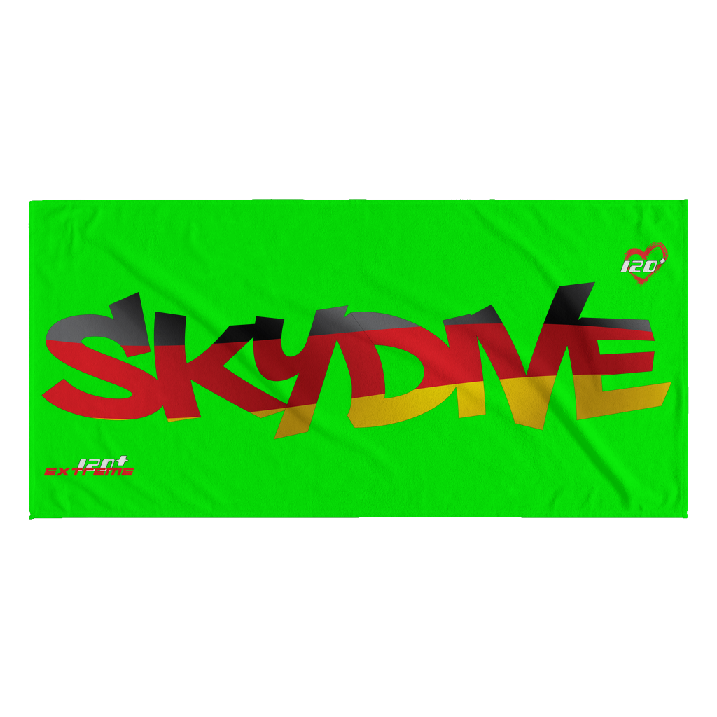 Skydiving T-shirts World Team - Skydive Germany - Beach Towels in 10 Colors, Beach Towel, teelaunch, Skydiving Apparel, Skydiving Apparel, Skydiving Gear, Olympics, T-Shirts, Skydive Chicago, Skydive City, Skydive Perris, Drop Zone Apparel, USPA, united states parachute association, Freefly, BASE, World Record,