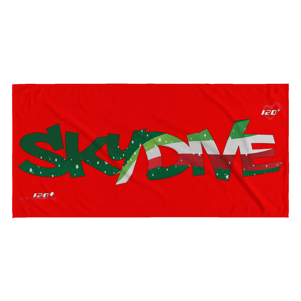 Skydiving T-shirts World Team - Skydive Italy - Beach Towels in 10 Colors, Beach Towel, teelaunch, Skydiving Apparel, Skydiving Apparel, Skydiving Gear, Olympics, T-Shirts, Skydive Chicago, Skydive City, Skydive Perris, Drop Zone Apparel, USPA, united states parachute association, Freefly, BASE, World Record,