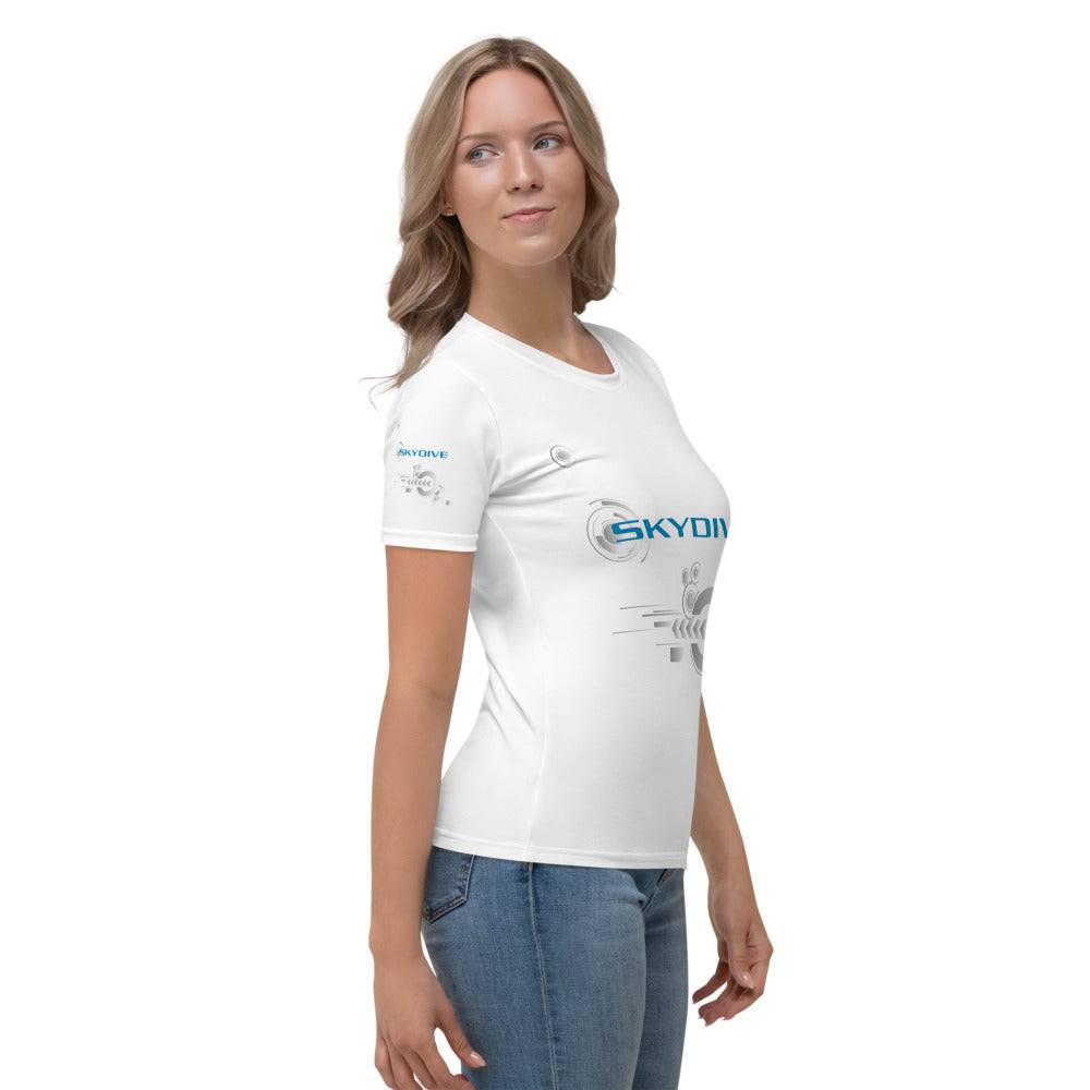 Skydiving T-shirts - Skydive Competition - Women`s Tee -, Shirts, Skydiving Apparel, Skydiving Apparel, Skydiving Apparel, Skydiving Gear, Olympics, T-Shirts, Skydive Chicago, Skydive City, Skydive Perris, Drop Zone Apparel, USPA, united states parachute association, Freefly, BASE, World Record,