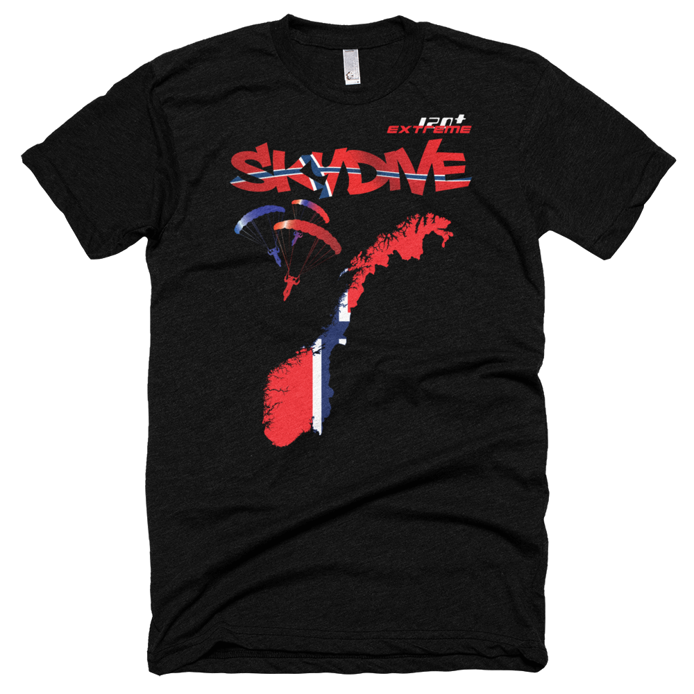 Skydiving T-shirts - Skydive All World - NORWAY - Unisex Tee -, Shirts, Skydiving Apparel, Skydiving Apparel, Skydiving Apparel, Skydiving Gear, Olympics, T-Shirts, Skydive Chicago, Skydive City, Skydive Perris, Drop Zone Apparel, USPA, united states parachute association, Freefly, BASE, World Record,