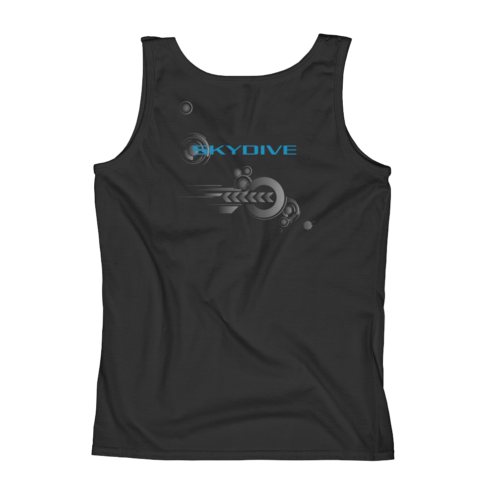 Skydiving T-shirts Ladies' Tank - Skydive Competition, Tanks, Skydiving Apparel, Skydiving Apparel, Skydiving Apparel, Skydiving Gear, Olympics, T-Shirts, Skydive Chicago, Skydive City, Skydive Perris, Drop Zone Apparel, USPA, united states parachute association, Freefly, BASE, World Record,