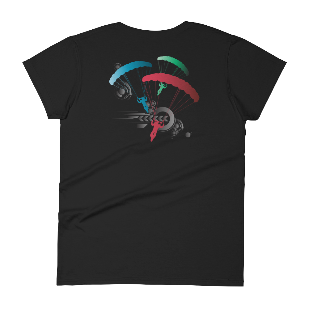 Skydiving T-shirts Skydive Competition - Full Edition - Women`s Colored T-Shirts, Women's Colored Tees, Skydiving Apparel, Skydiving Apparel, Skydiving Apparel, Skydiving Gear, Olympics, T-Shirts, Skydive Chicago, Skydive City, Skydive Perris, Drop Zone Apparel, USPA, united states parachute association, Freefly, BASE, World Record,