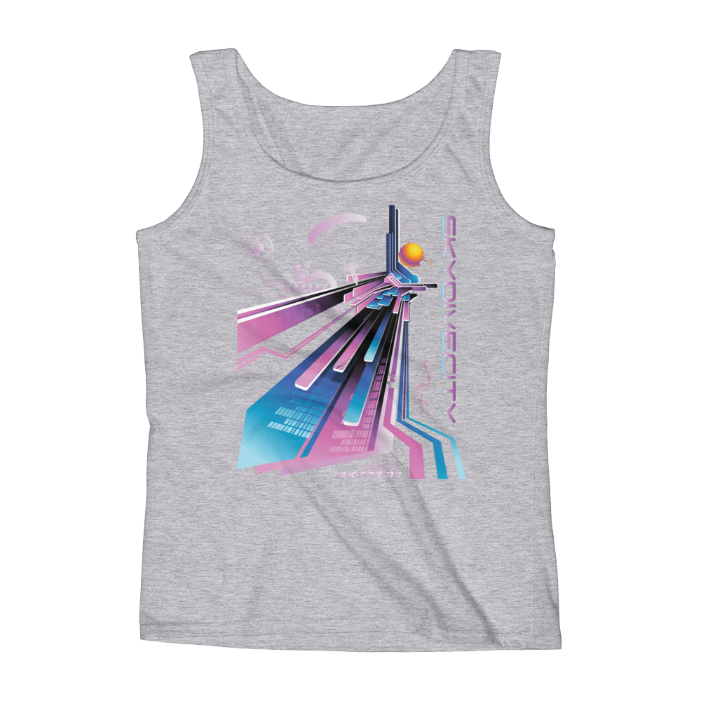 Skydiving T-shirts Ladies' Tank - Skydive City - Flamingo, Tanks, Skydiving Apparel, Skydiving Apparel, Skydiving Apparel, Skydiving Gear, Olympics, T-Shirts, Skydive Chicago, Skydive City, Skydive Perris, Drop Zone Apparel, USPA, united states parachute association, Freefly, BASE, World Record,