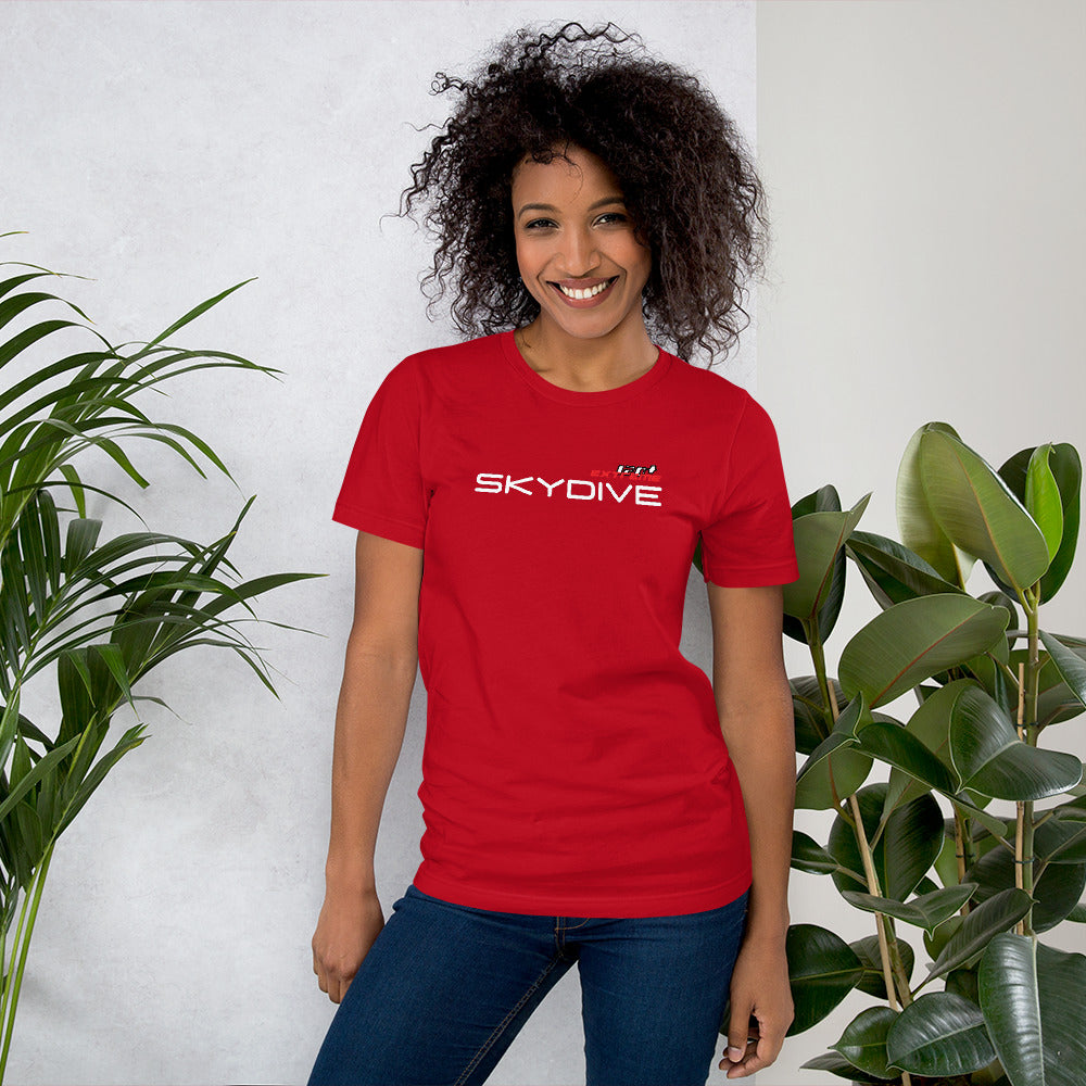 Skydiving T-shirts I ♡ Skydive - First Jump - eXtreme(RED) - Short-Sleeve Unisex T-Shirt, RED, Skydiving Apparel, Skydiving Apparel, Skydiving Apparel, Skydiving Gear, Olympics, T-Shirts, Skydive Chicago, Skydive City, Skydive Perris, Drop Zone Apparel, USPA, united states parachute association, Freefly, BASE, World Record,