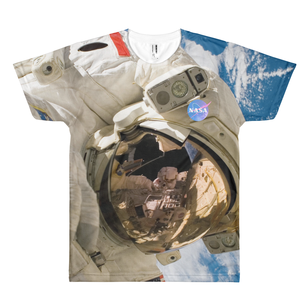 Skydiving T-shirts NASA - Astronaut - USA - Short sleeve men’s t-shirt, T-shirt, Skydiving Apparel, Skydiving Apparel, Skydiving Apparel, Skydiving Gear, Olympics, T-Shirts, Skydive Chicago, Skydive City, Skydive Perris, Drop Zone Apparel, USPA, united states parachute association, Freefly, BASE, World Record,