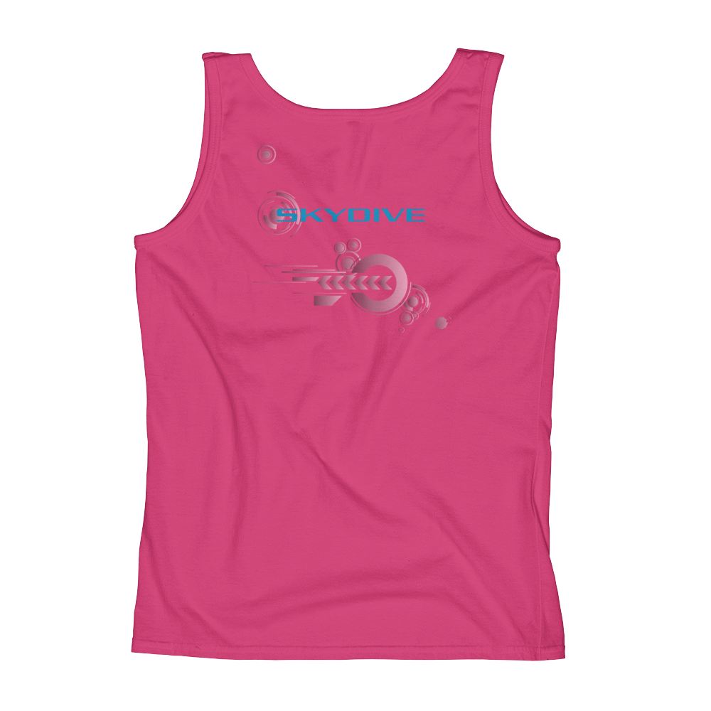 Skydiving T-shirts Ladies' Tank - Skydive Competition, Tanks, Skydiving Apparel, Skydiving Apparel, Skydiving Apparel, Skydiving Gear, Olympics, T-Shirts, Skydive Chicago, Skydive City, Skydive Perris, Drop Zone Apparel, USPA, united states parachute association, Freefly, BASE, World Record,