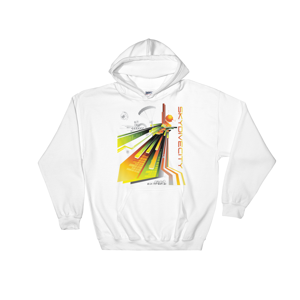 Skydiving T-shirts Skydiving Hoodie - Skydive City - Sunrise - Unisex Hooded Sweatshirt, Hoodies, Skydiving Apparel, Skydiving Apparel, Skydiving Apparel, Skydiving Gear, Olympics, T-Shirts, Skydive Chicago, Skydive City, Skydive Perris, Drop Zone Apparel, USPA, united states parachute association, Freefly, BASE, World Record,