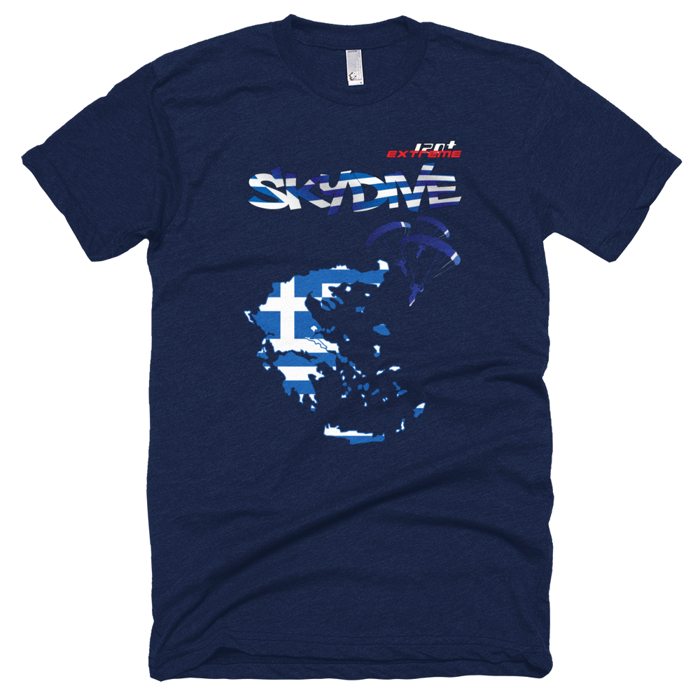 Skydiving T-shirts - Skydive All World - GREECE - Unisex Tee -, Shirts, Skydiving Apparel, Skydiving Apparel, Skydiving Apparel, Skydiving Gear, Olympics, T-Shirts, Skydive Chicago, Skydive City, Skydive Perris, Drop Zone Apparel, USPA, united states parachute association, Freefly, BASE, World Record,