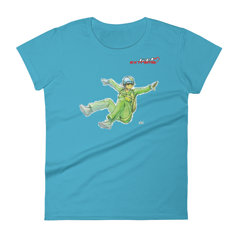 Skydiving T-shirts I Love Skydive - Sit-Fly - Short Sleeve Women's T-shirt, Shirts, Skydiving Apparel, Skydiving Apparel, Skydiving Apparel, Skydiving Gear, Olympics, T-Shirts, Skydive Chicago, Skydive City, Skydive Perris, Drop Zone Apparel, USPA, united states parachute association, Freefly, BASE, World Record,