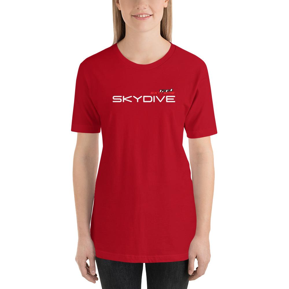 Skydiving T-shirts I ♡ Skydive - First Stupid Jump - eXtreme(RED) - Short Sleeve Men's T-shirt, RED, Skydiving Apparel, Skydiving Apparel, Skydiving Apparel, Skydiving Gear, Olympics, T-Shirts, Skydive Chicago, Skydive City, Skydive Perris, Drop Zone Apparel, USPA, united states parachute association, Freefly, BASE, World Record,