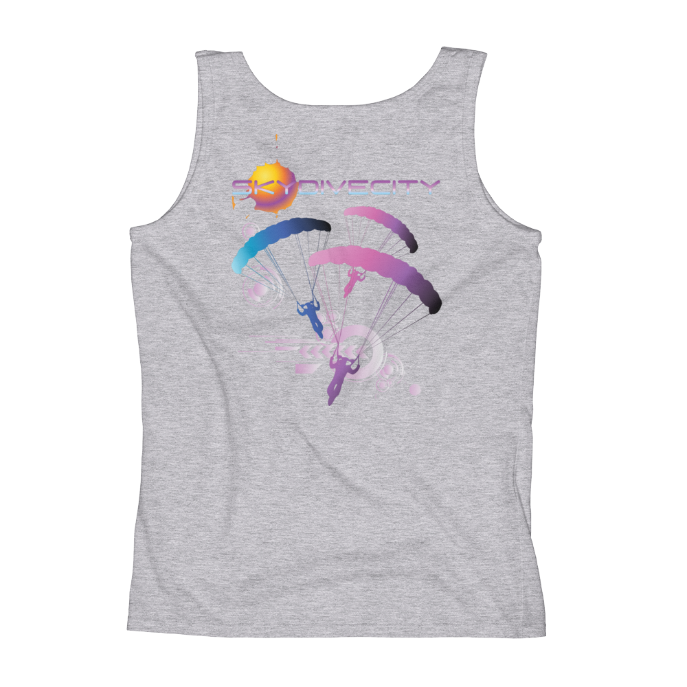 Skydiving T-shirts Ladies' Tank - Skydive City - Flamingo, Tanks, Skydiving Apparel, Skydiving Apparel, Skydiving Apparel, Skydiving Gear, Olympics, T-Shirts, Skydive Chicago, Skydive City, Skydive Perris, Drop Zone Apparel, USPA, united states parachute association, Freefly, BASE, World Record,