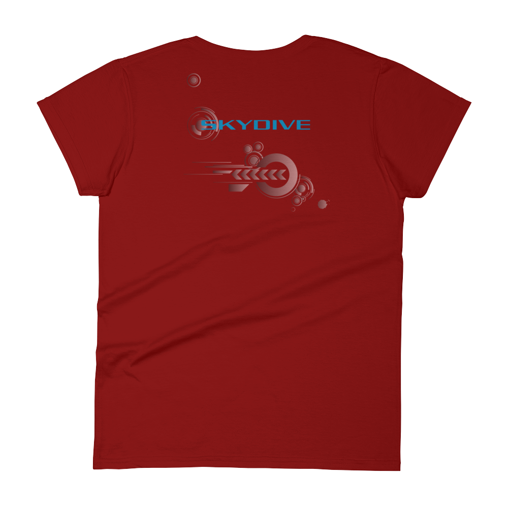 Skydiving T-shirts Skydive Competition - Women`s Colored T-Shirts, Women's Colored Tees, Skydiving Apparel, Skydiving Apparel, Skydiving Apparel, Skydiving Gear, Olympics, T-Shirts, Skydive Chicago, Skydive City, Skydive Perris, Drop Zone Apparel, USPA, united states parachute association, Freefly, BASE, World Record,