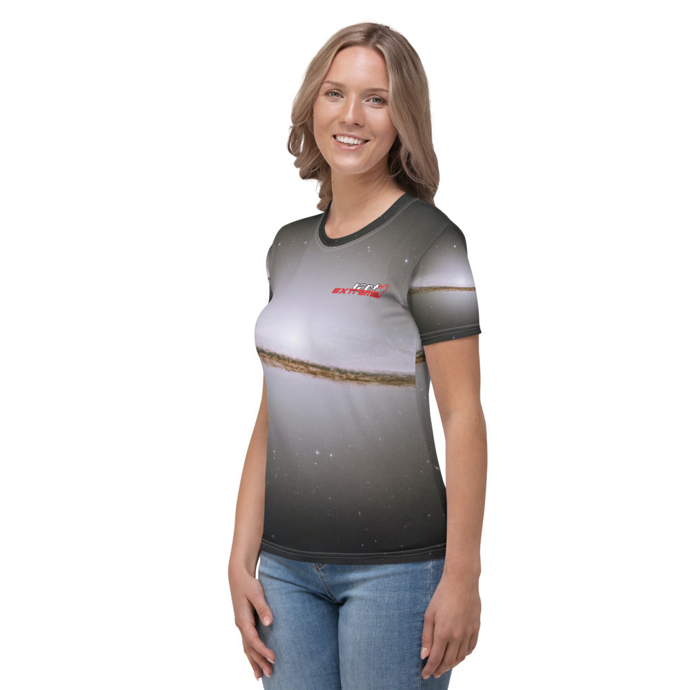 Skydiving T-shirts Galaxy - The Majestic Sombrero - Women's sublimation t-shirt, T-shirt, Skydiving Apparel, Skydiving Apparel, Skydiving Apparel, Skydiving Gear, Olympics, T-Shirts, Skydive Chicago, Skydive City, Skydive Perris, Drop Zone Apparel, USPA, united states parachute association, Freefly, BASE, World Record,