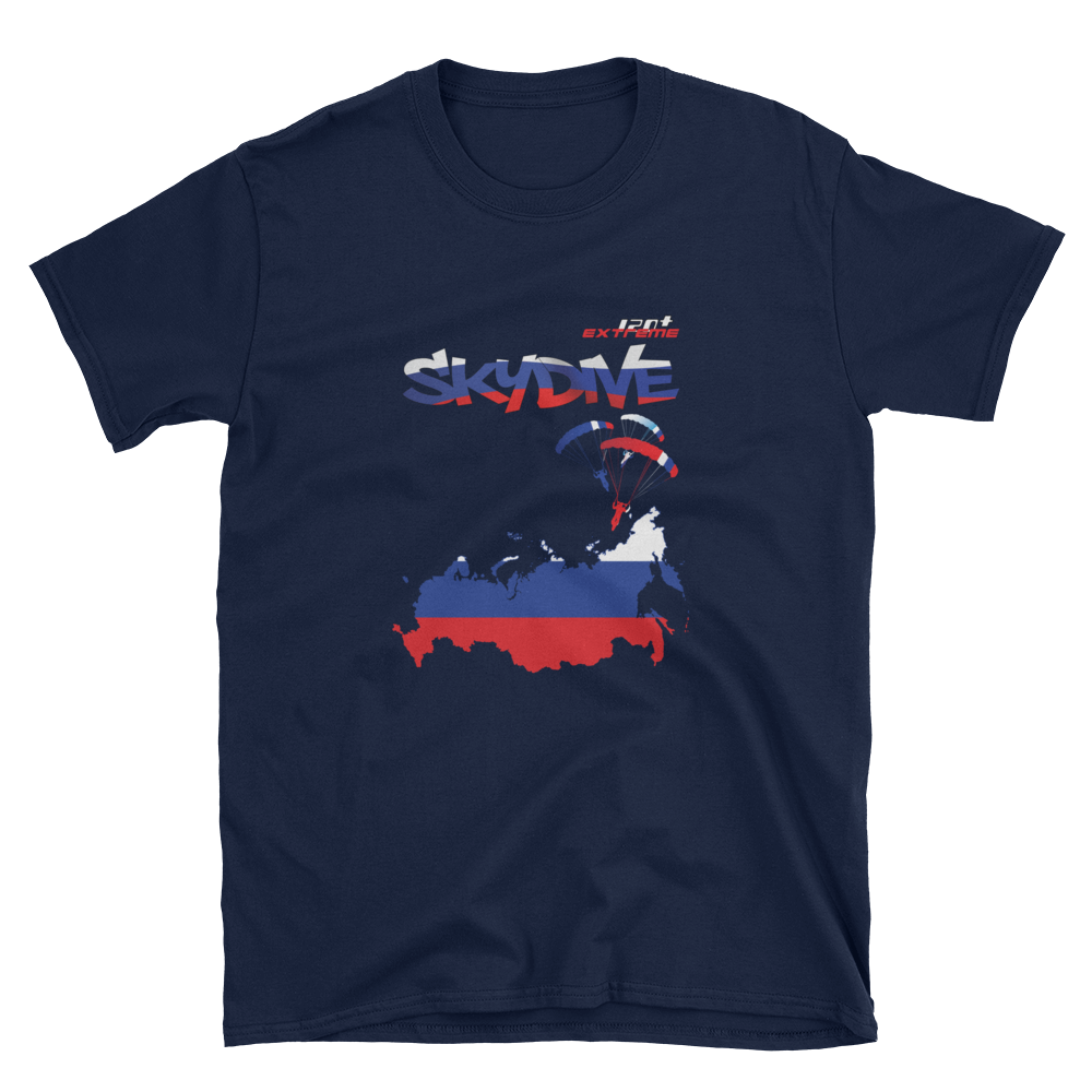 Skydiving T-shirts - Skydive World - RUSSIA - Cotton Tee -, Shirts, Skydiving Apparel, Skydiving Apparel, Skydiving Apparel, Skydiving Gear, Olympics, T-Shirts, Skydive Chicago, Skydive City, Skydive Perris, Drop Zone Apparel, USPA, united states parachute association, Freefly, BASE, World Record,