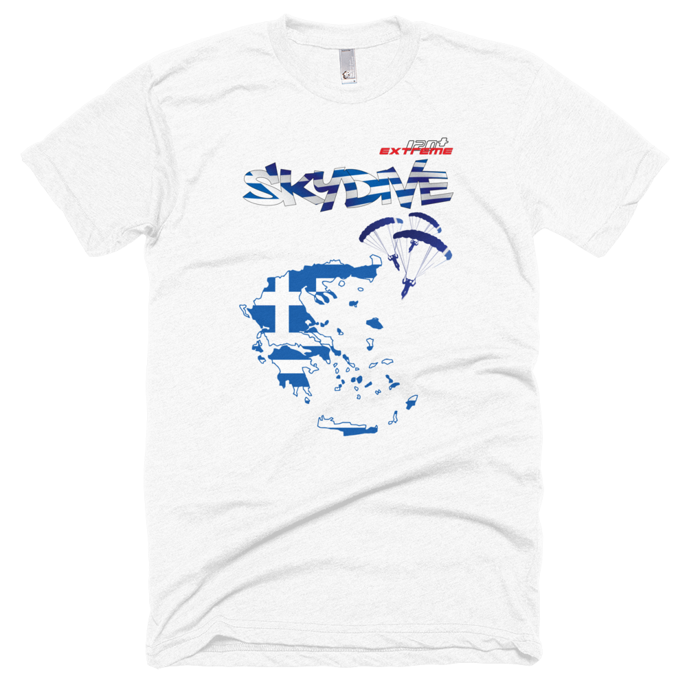 Skydiving T-shirts - Skydive All World - GREECE - Unisex Tee -, Shirts, Skydiving Apparel, Skydiving Apparel, Skydiving Apparel, Skydiving Gear, Olympics, T-Shirts, Skydive Chicago, Skydive City, Skydive Perris, Drop Zone Apparel, USPA, united states parachute association, Freefly, BASE, World Record,