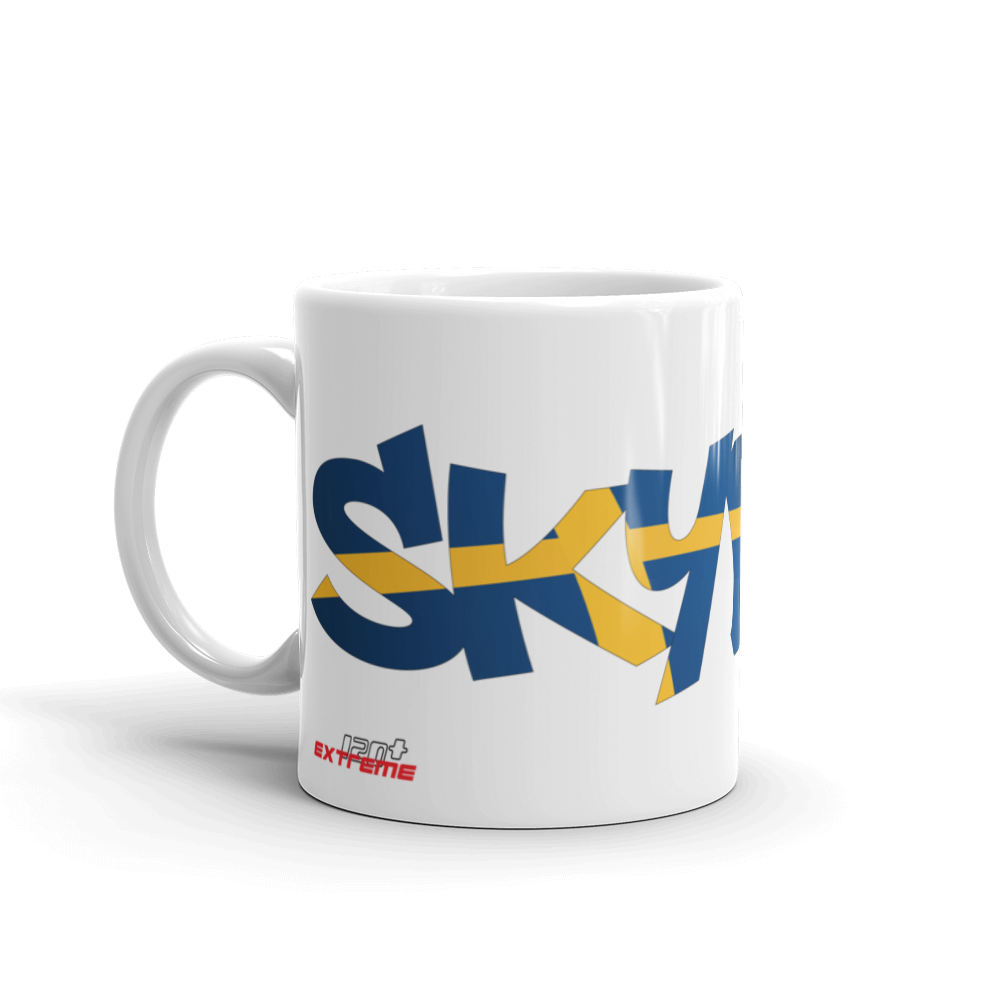 Skydiving T-shirts Skydiving Mug Team Sweden, White Mugs, Skydiving Apparel, Skydiving Apparel, Skydiving Apparel, Skydiving Gear, Olympics, T-Shirts, Skydive Chicago, Skydive City, Skydive Perris, Drop Zone Apparel, USPA, united states parachute association, Freefly, BASE, World Record,