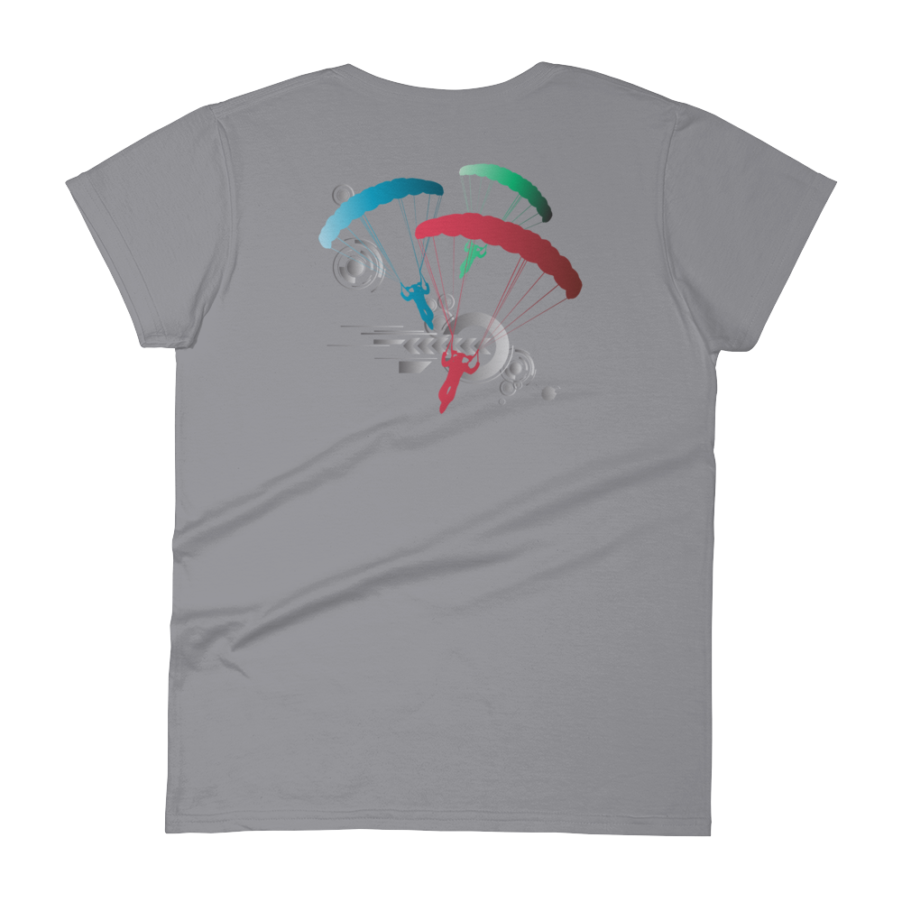 Skydiving T-shirts Skydive Competition - Full Edition - Women`s Colored T-Shirts, Women's Colored Tees, Skydiving Apparel, Skydiving Apparel, Skydiving Apparel, Skydiving Gear, Olympics, T-Shirts, Skydive Chicago, Skydive City, Skydive Perris, Drop Zone Apparel, USPA, united states parachute association, Freefly, BASE, World Record,