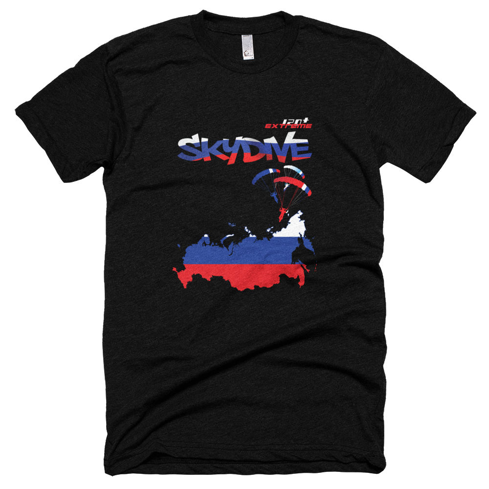 Skydiving T-shirts - Skydive All World - RUSSIA - Unisex Tee -, Shirts, Skydiving Apparel, Skydiving Apparel, Skydiving Apparel, Skydiving Gear, Olympics, T-Shirts, Skydive Chicago, Skydive City, Skydive Perris, Drop Zone Apparel, USPA, united states parachute association, Freefly, BASE, World Record,