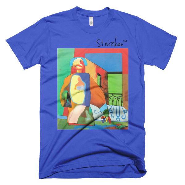 Skydiving T-shirts Strizhov™ by Dmitri Strizhov - 'Man Obstructing a Portion of the Landscape - 1997' - T-Shirt, , Strizhov™, Skydiving Apparel, Skydiving Apparel, Skydiving Gear, Olympics, T-Shirts, Skydive Chicago, Skydive City, Skydive Perris, Drop Zone Apparel, USPA, united states parachute association, Freefly, BASE, World Record,