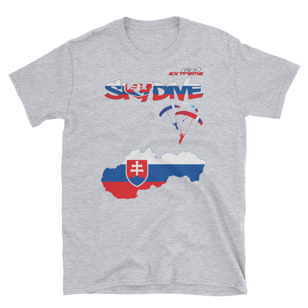 Skydiving T-shirts - Skydive World - SLOVAKIA - Cotton Tee -, Shirts, Skydiving Apparel, Skydiving Apparel, Skydiving Apparel, Skydiving Gear, Olympics, T-Shirts, Skydive Chicago, Skydive City, Skydive Perris, Drop Zone Apparel, USPA, united states parachute association, Freefly, BASE, World Record,