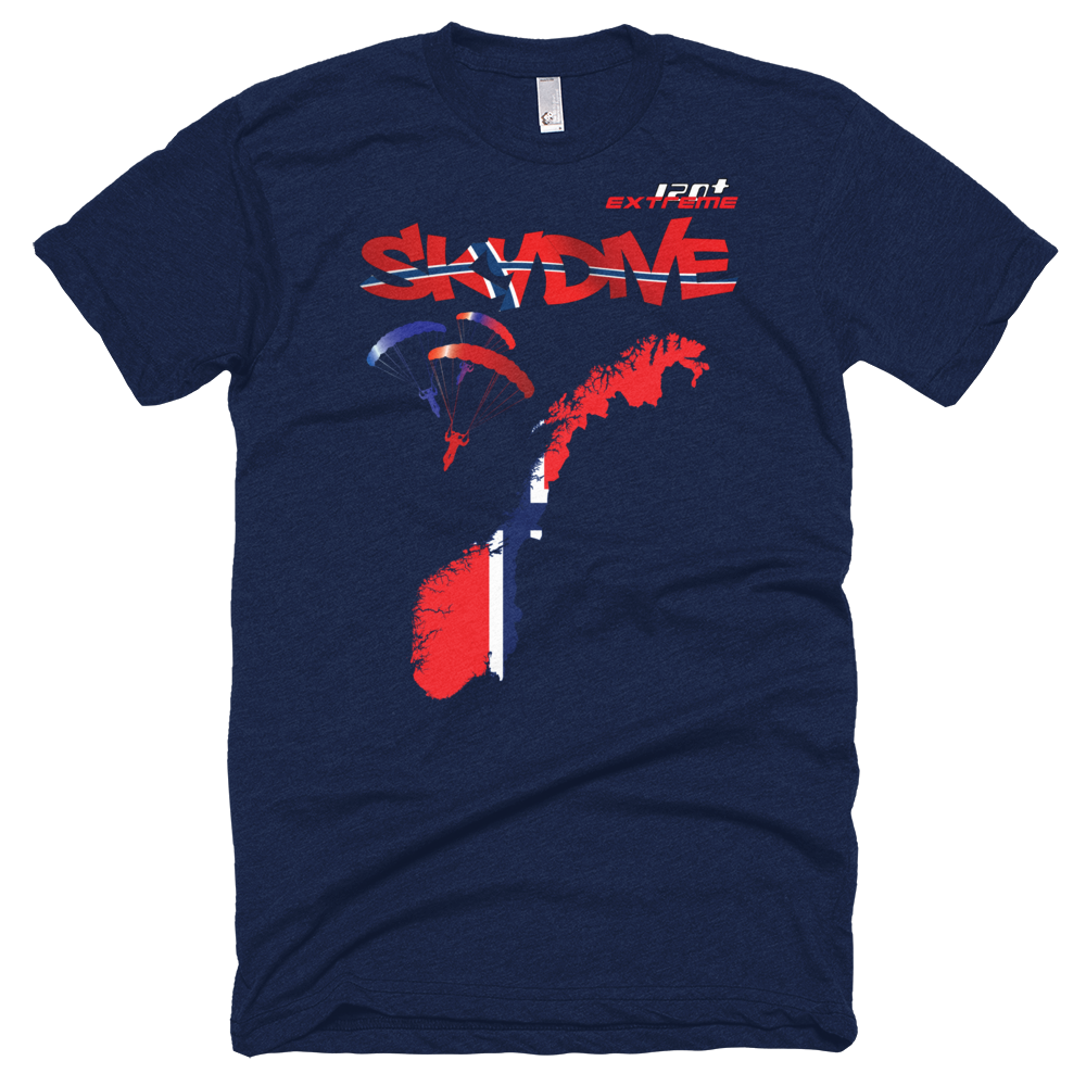 Skydiving T-shirts - Skydive All World - NORWAY - Unisex Tee -, Shirts, Skydiving Apparel, Skydiving Apparel, Skydiving Apparel, Skydiving Gear, Olympics, T-Shirts, Skydive Chicago, Skydive City, Skydive Perris, Drop Zone Apparel, USPA, united states parachute association, Freefly, BASE, World Record,