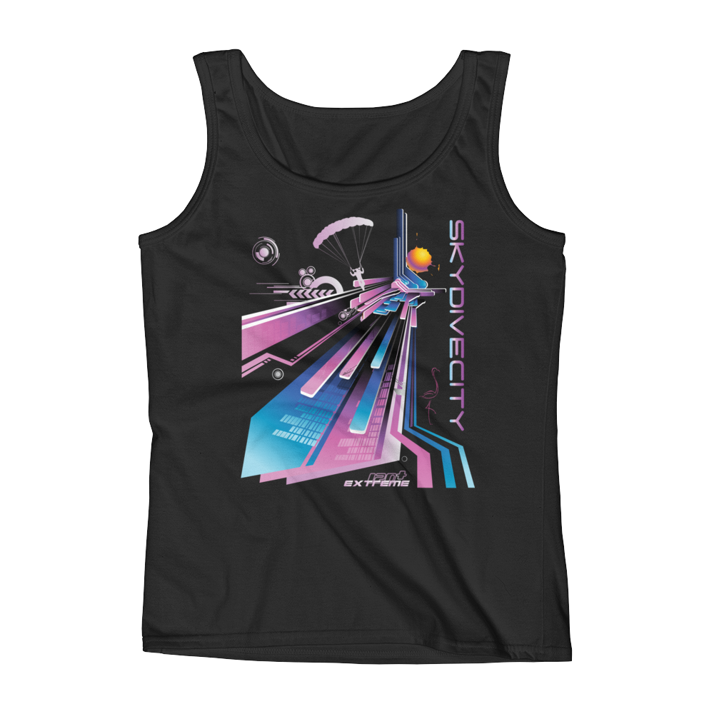 Skydiving T-shirts Ladies' Tank - Skydive City - Flamingo, Tanks, Skydiving Apparel, Skydiving Apparel, Skydiving Apparel, Skydiving Gear, Olympics, T-Shirts, Skydive Chicago, Skydive City, Skydive Perris, Drop Zone Apparel, USPA, united states parachute association, Freefly, BASE, World Record,