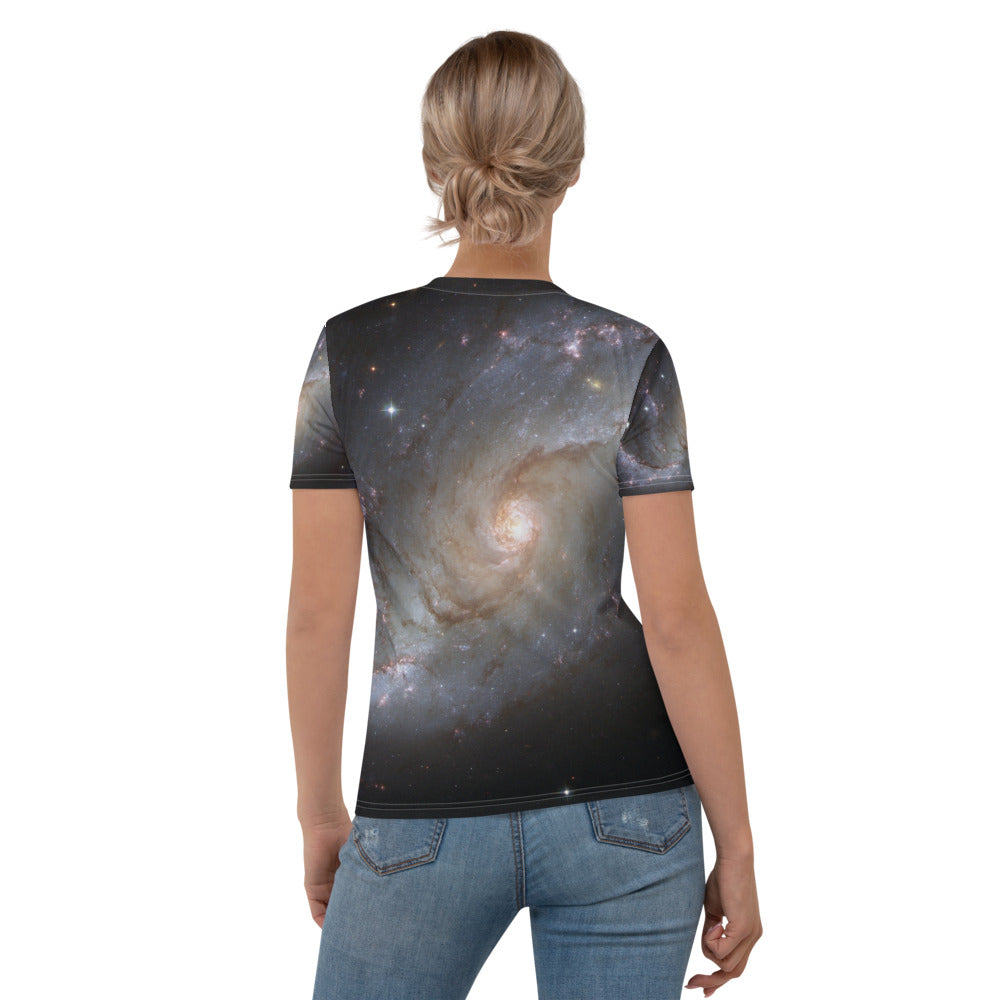 Skydiving T-shirts SPACE - Stellar nursery in the arms - Women's sublimation t-shirt, T-shirt, Skydiving Apparel, Skydiving Apparel, Skydiving Apparel, Skydiving Gear, Olympics, T-Shirts, Skydive Chicago, Skydive City, Skydive Perris, Drop Zone Apparel, USPA, united states parachute association, Freefly, BASE, World Record,