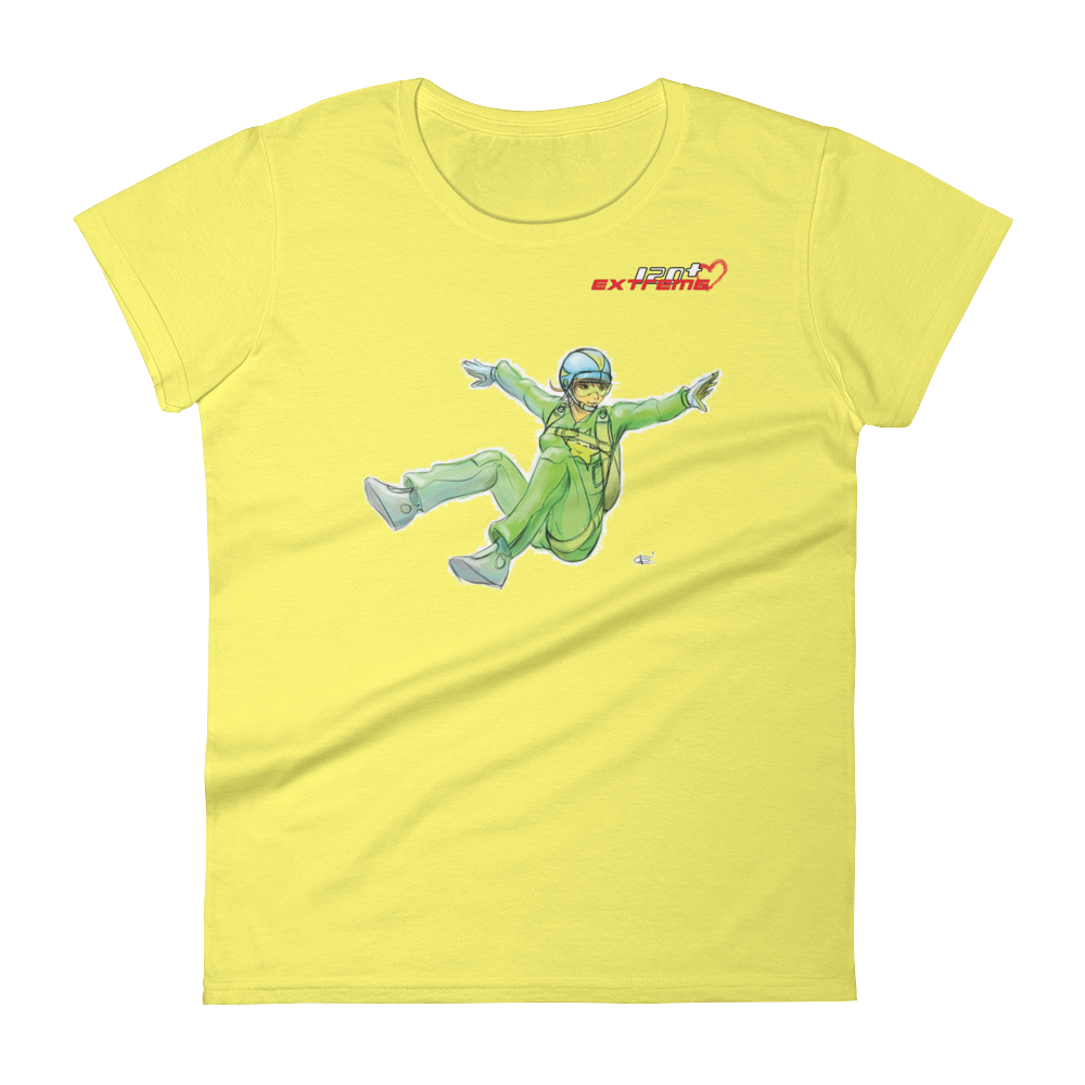 Skydiving T-shirts I Love Skydive - Sit-Fly - Short Sleeve Women's T-shirt, Shirts, Skydiving Apparel, Skydiving Apparel, Skydiving Apparel, Skydiving Gear, Olympics, T-Shirts, Skydive Chicago, Skydive City, Skydive Perris, Drop Zone Apparel, USPA, united states parachute association, Freefly, BASE, World Record,