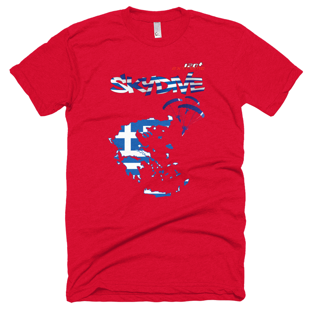 Skydiving T-shirts - Skydive All World - GREECE - Unisex Tee -, Shirts, Skydiving Apparel, Skydiving Apparel, Skydiving Apparel, Skydiving Gear, Olympics, T-Shirts, Skydive Chicago, Skydive City, Skydive Perris, Drop Zone Apparel, USPA, united states parachute association, Freefly, BASE, World Record,