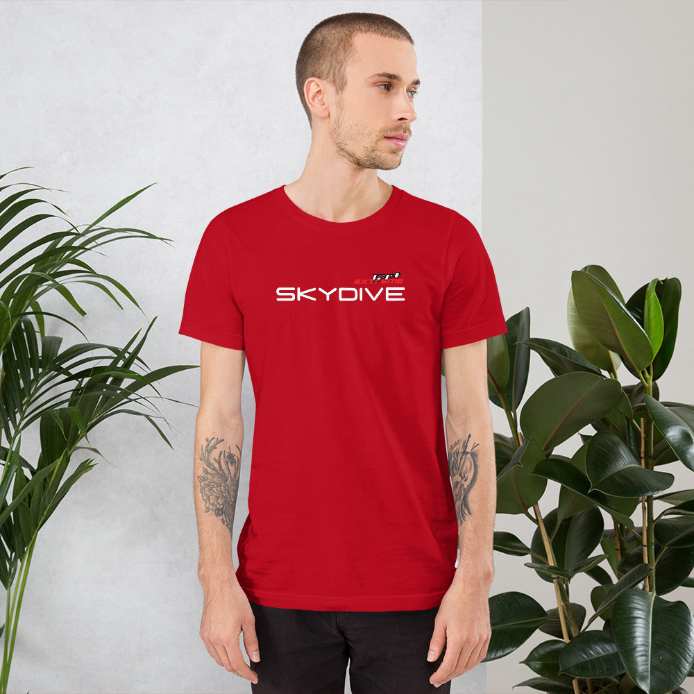 Skydiving T-shirts I ♡ Skydive - First Jump - eXtreme(RED) - Short-Sleeve Unisex T-Shirt, RED, Skydiving Apparel, Skydiving Apparel, Skydiving Apparel, Skydiving Gear, Olympics, T-Shirts, Skydive Chicago, Skydive City, Skydive Perris, Drop Zone Apparel, USPA, united states parachute association, Freefly, BASE, World Record,