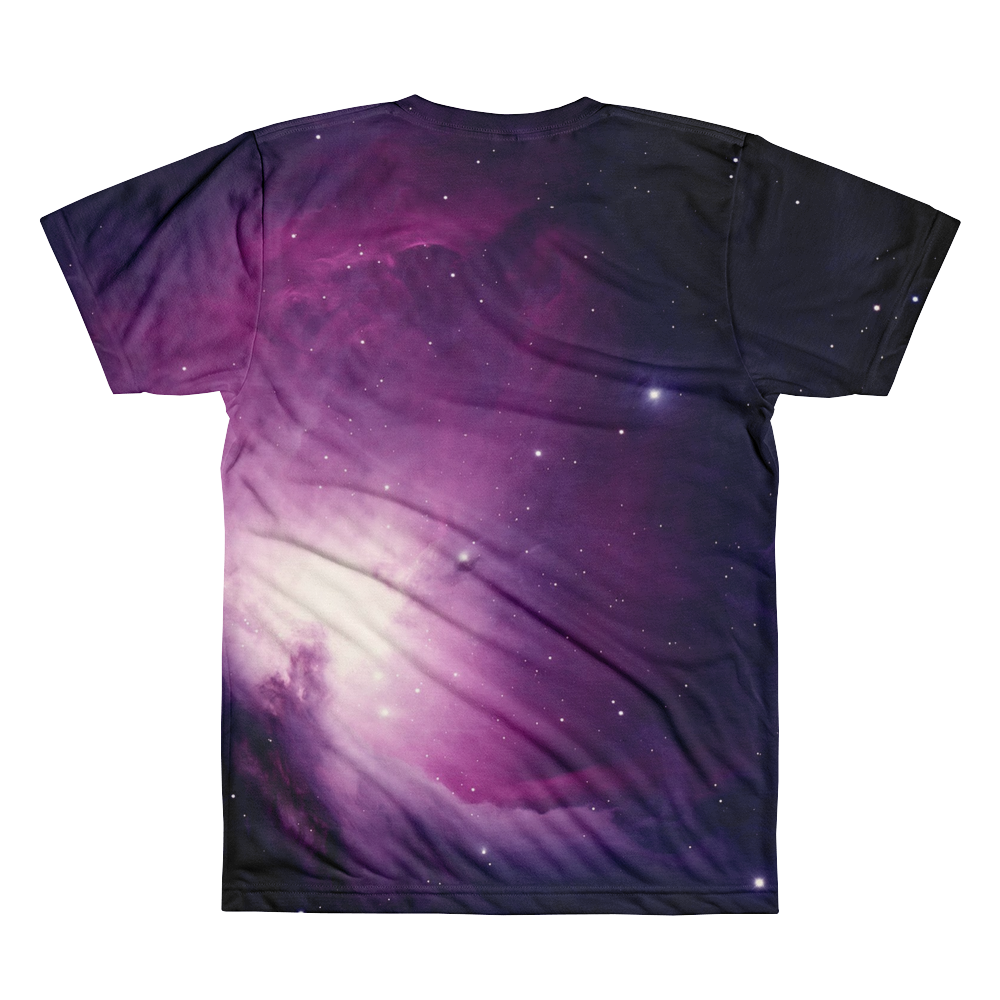 Skydiving T-shirts Galaxy - Orion Purple Nebula - Short sleeve men’s t-shirt, T-shirt, Skydiving Apparel, Skydiving Apparel, Skydiving Apparel, Skydiving Gear, Olympics, T-Shirts, Skydive Chicago, Skydive City, Skydive Perris, Drop Zone Apparel, USPA, united states parachute association, Freefly, BASE, World Record,