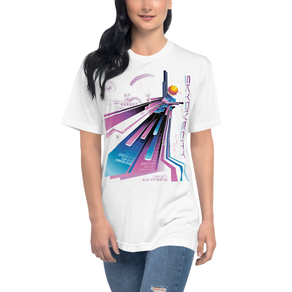 Skydiving T-shirts - Skydive City - Flamingo - Unisex Crew Neck Tee, Shirts, Skydiving Apparel, Skydiving Apparel, Skydiving Apparel, Skydiving Gear, Olympics, T-Shirts, Skydive Chicago, Skydive City, Skydive Perris, Drop Zone Apparel, USPA, united states parachute association, Freefly, BASE, World Record,