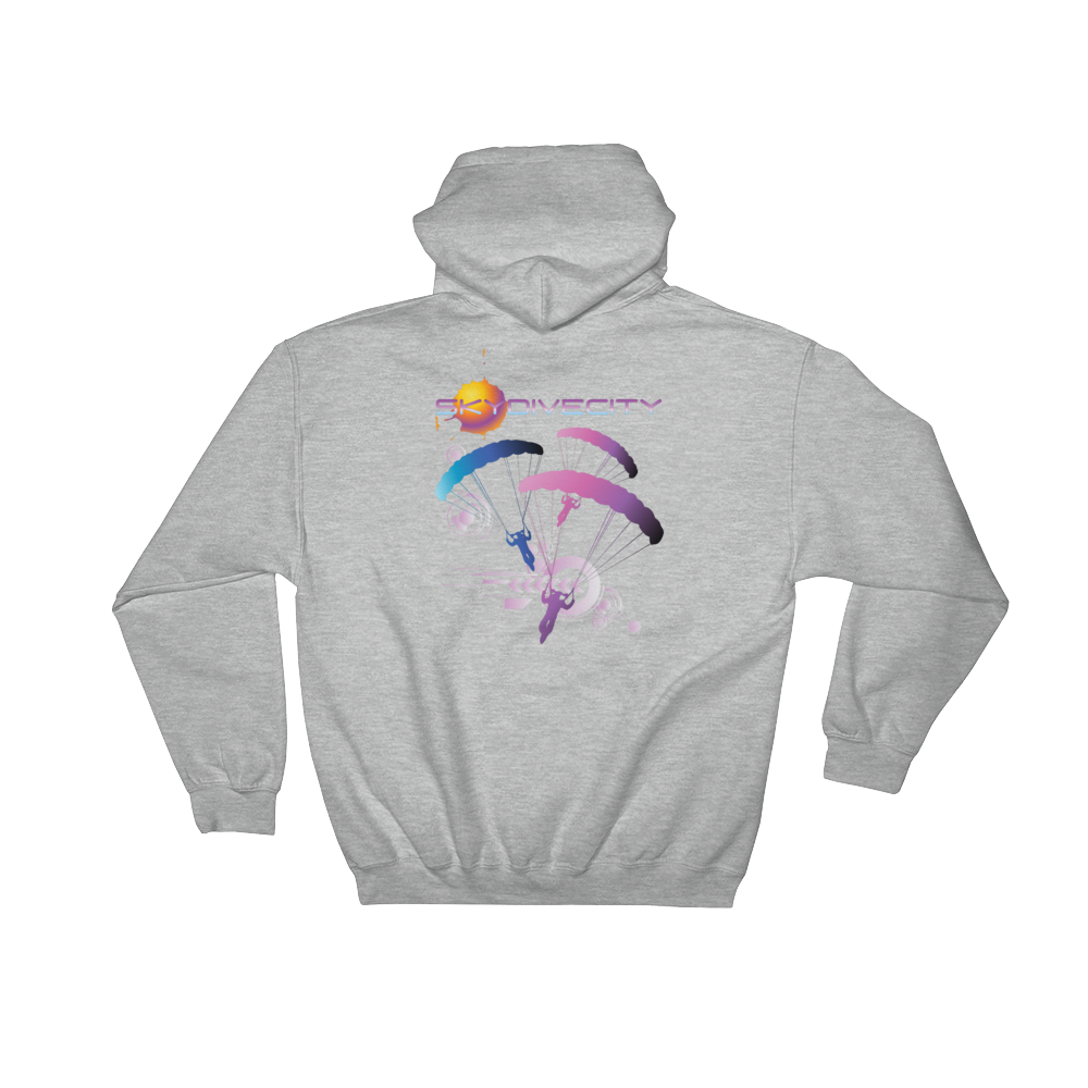 Skydiving T-shirts Skydiving Hoodie - Skydive City - Flamingo - Unisex Hooded Sweatshirt, Hoodies, Skydiving Apparel, Skydiving Apparel, Skydiving Apparel, Skydiving Gear, Olympics, T-Shirts, Skydive Chicago, Skydive City, Skydive Perris, Drop Zone Apparel, USPA, united states parachute association, Freefly, BASE, World Record,