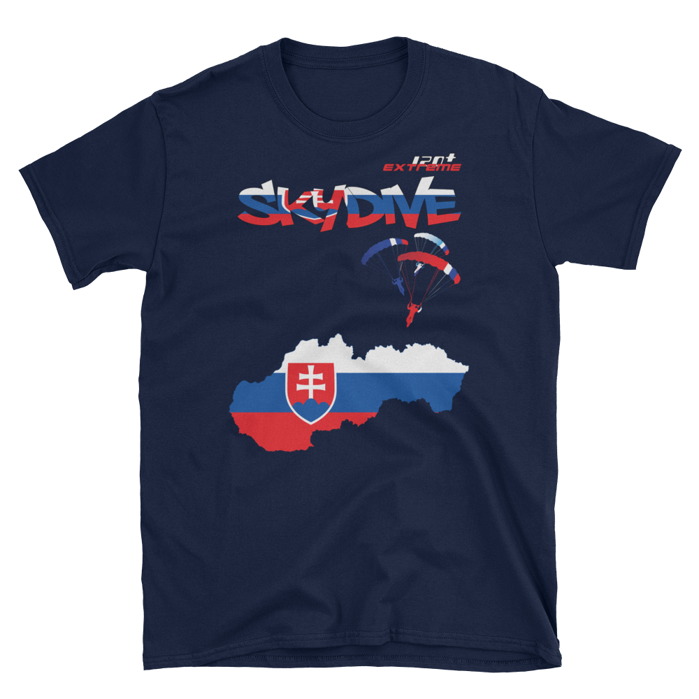 Skydiving T-shirts - Skydive World - SLOVAKIA - Cotton Tee -, Shirts, Skydiving Apparel, Skydiving Apparel, Skydiving Apparel, Skydiving Gear, Olympics, T-Shirts, Skydive Chicago, Skydive City, Skydive Perris, Drop Zone Apparel, USPA, united states parachute association, Freefly, BASE, World Record,