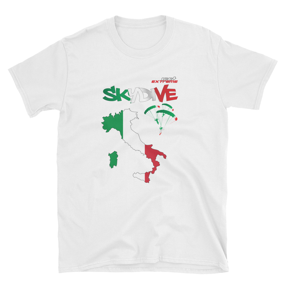 Skydiving T-shirts - Skydive World - ITALY - Cotton Tee -, Shirts, Skydiving Apparel, Skydiving Apparel, Skydiving Apparel, Skydiving Gear, Olympics, T-Shirts, Skydive Chicago, Skydive City, Skydive Perris, Drop Zone Apparel, USPA, united states parachute association, Freefly, BASE, World Record,