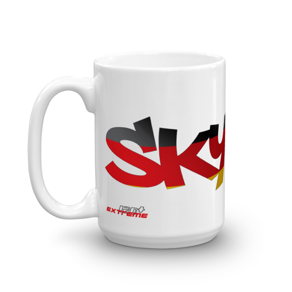 Skydiving T-shirts Skydiving Mug Team Germany, White Mugs, Skydiving Apparel, Skydiving Apparel, Skydiving Apparel, Skydiving Gear, Olympics, T-Shirts, Skydive Chicago, Skydive City, Skydive Perris, Drop Zone Apparel, USPA, united states parachute association, Freefly, BASE, World Record,