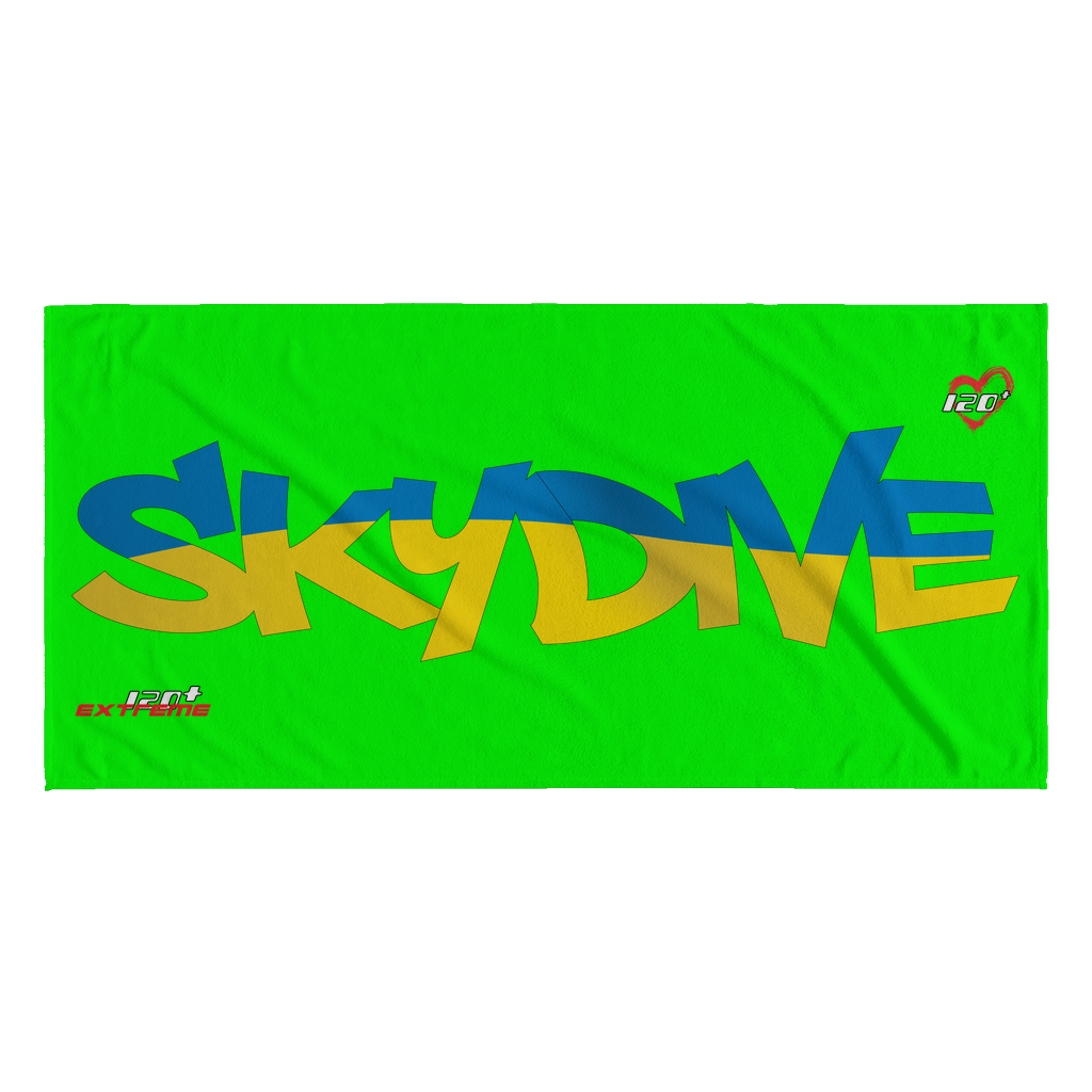 Skydiving T-shirts World Team - Skydive Ukraine - Beach Towels in 10 Colors, Beach Towel, teelaunch, Skydiving Apparel, Skydiving Apparel, Skydiving Gear, Olympics, T-Shirts, Skydive Chicago, Skydive City, Skydive Perris, Drop Zone Apparel, USPA, united states parachute association, Freefly, BASE, World Record,